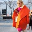 Fall 2014 Trends Red Pink Orange Street Style Toronto Fashion Week